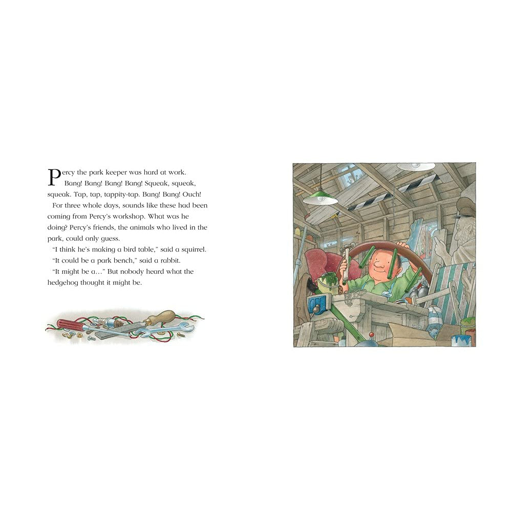 Harper Collins: Percy’s Bumpy Ride (A Percy the Park Keeper Story) (Paperback Book)-HARPER COLLINS PUBLISHERS-Little Giant Kidz