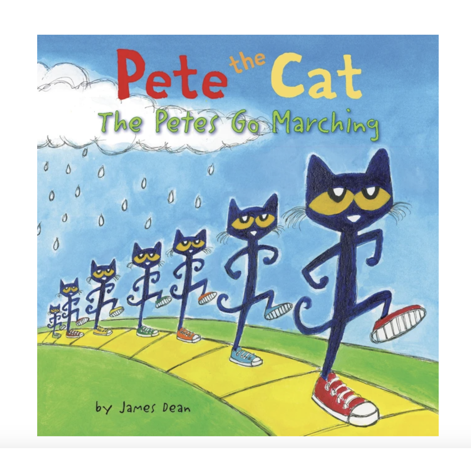 Harper Collins: Pete the Cat: The Petes Go Marching (Hardcover Book)-HARPER COLLINS PUBLISHERS-Little Giant Kidz