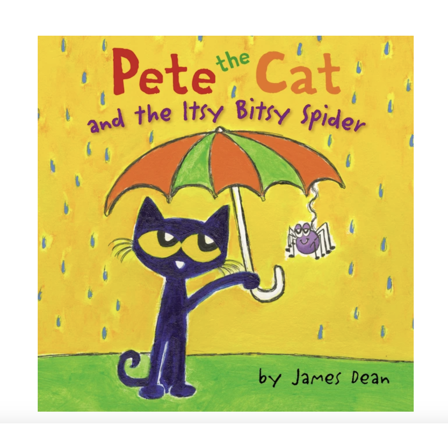 Harper Collins: Pete the Cat and the Itsy Bitsy Spider (Hardcover Book)-HARPER COLLINS PUBLISHERS-Little Giant Kidz