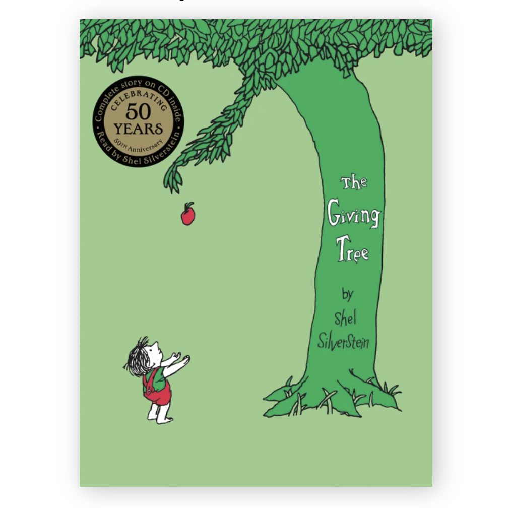 Harper Collins: The Giving Tree 50th Anniversary with CD (Hardcover Book)-HARPER COLLINS PUBLISHERS-Little Giant Kidz