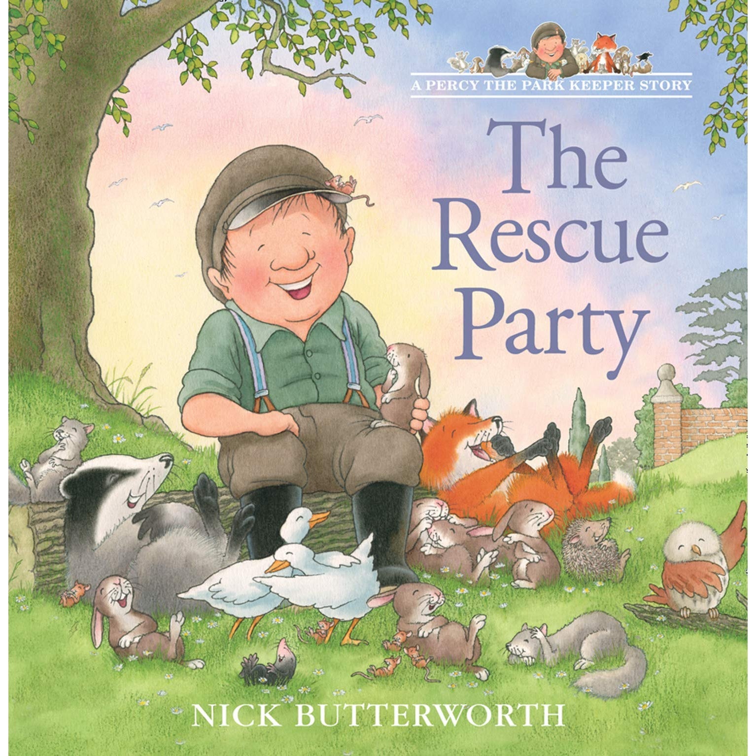 Harper Collins: The Rescue Party (A Percy the Park Keeper Story) (Paperback Book)-HARPER COLLINS PUBLISHERS-Little Giant Kidz