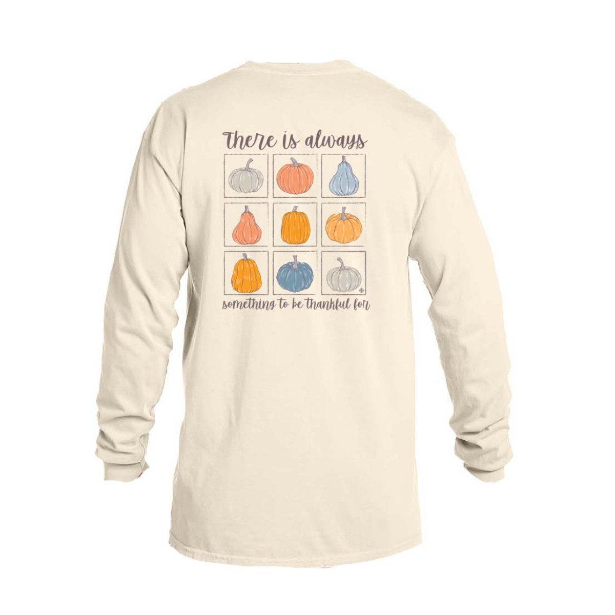 Jane Marie Always Thankful Long Sleeve T-Shirt Ivory-JANE MARIE-Little Giant Kidz