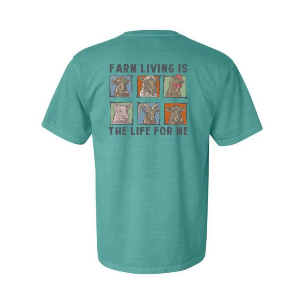 Jane Marie Kids Farm Living T-Shirt - Seafoam-JANE MARIE-Little Giant Kidz