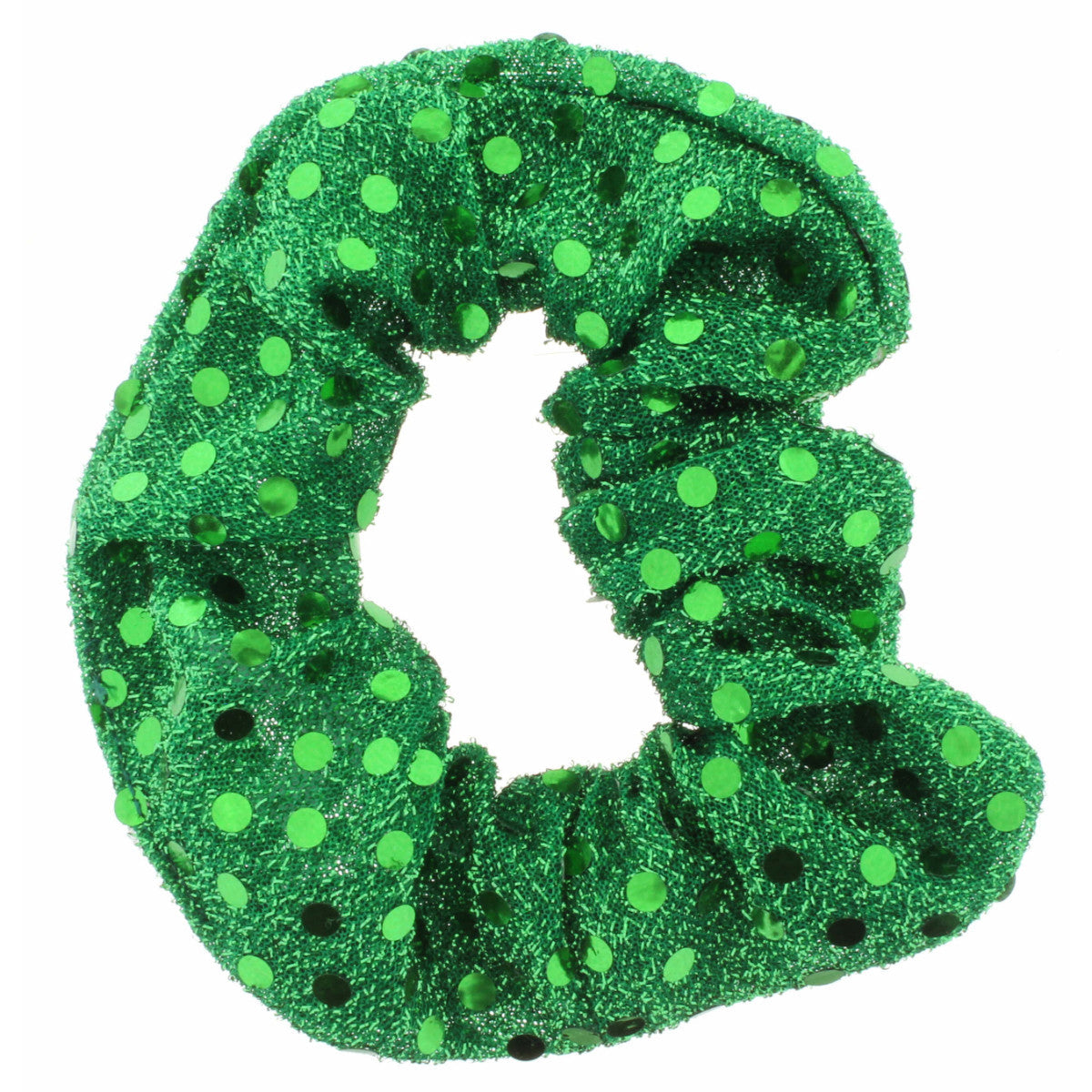 Jane Marie Kids Scrunchie - Green Sequin-JANE MARIE-Little Giant Kidz