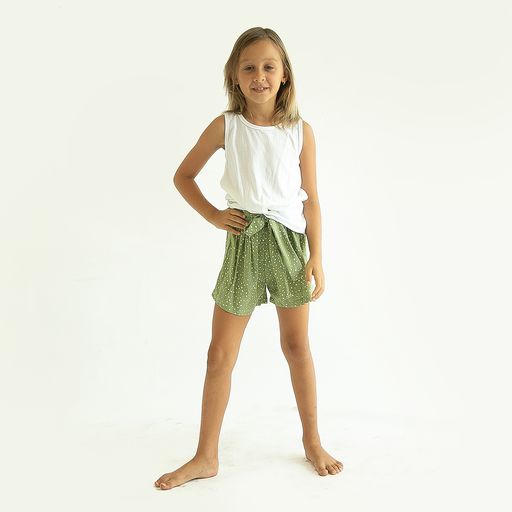 Joyous & Free Sage & Sea Sage Dot Perla Short-Joyous & Free-Little Giant Kidz