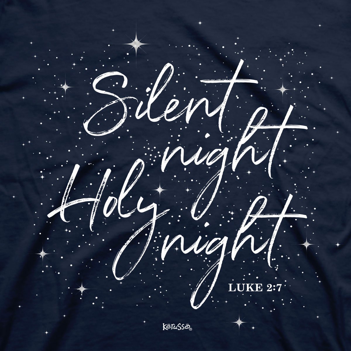 Kerusso Christian Christmas T-Shirt Silent Night-Kerusso-Little Giant Kidz