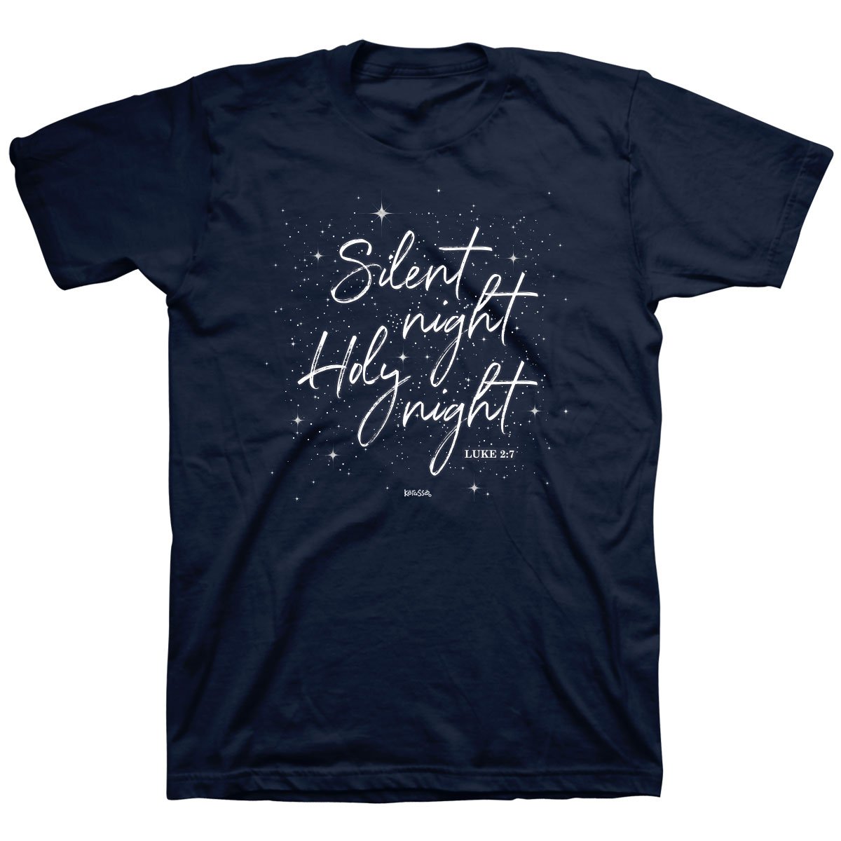 Kerusso Christian Christmas T-Shirt Silent Night-Kerusso-Little Giant Kidz