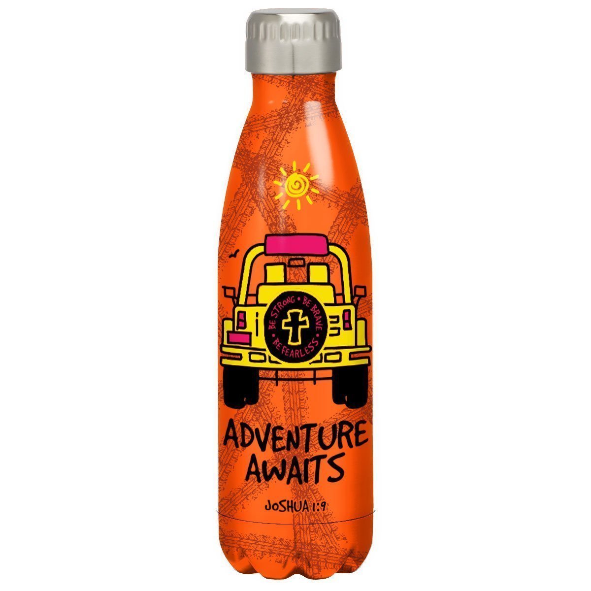 Kerusso® Adventure Awaits Stainless Steel Water Bottle-Kerusso-Little Giant Kidz