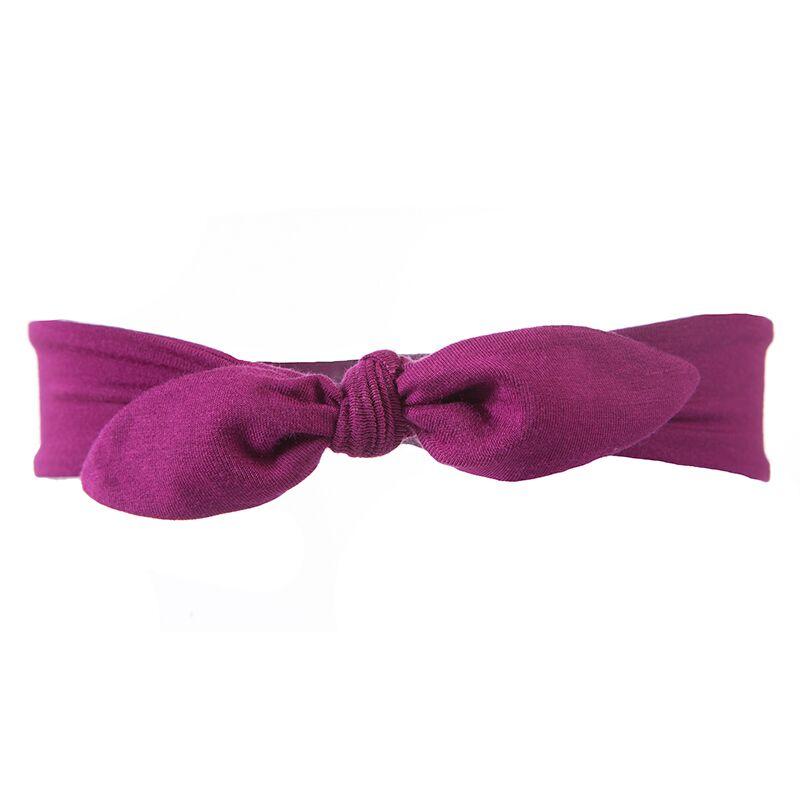 Kickee Pants Solid Bow Headband (Orchid)-KICKEE PANTS-Little Giant Kidz