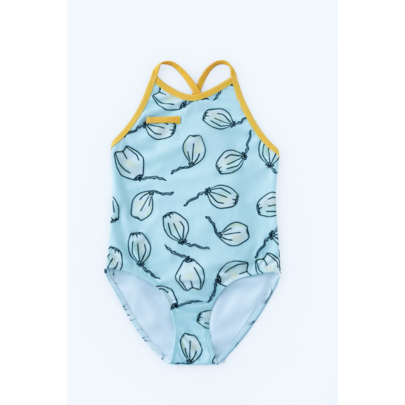 King of Redonda Ayla Coconut Full Piece Swim Suit-KING OF REDONDA-Little Giant Kidz