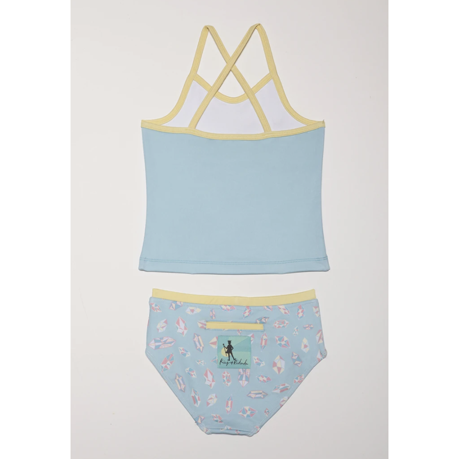 King of Redonda Simone Treasured Gems Tankini Set-KING OF REDONDA-Little Giant Kidz