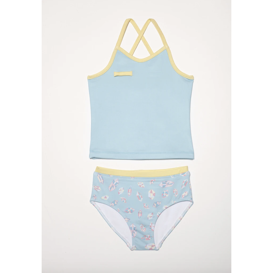 King of Redonda Simone Treasured Gems Tankini Set-KING OF REDONDA-Little Giant Kidz