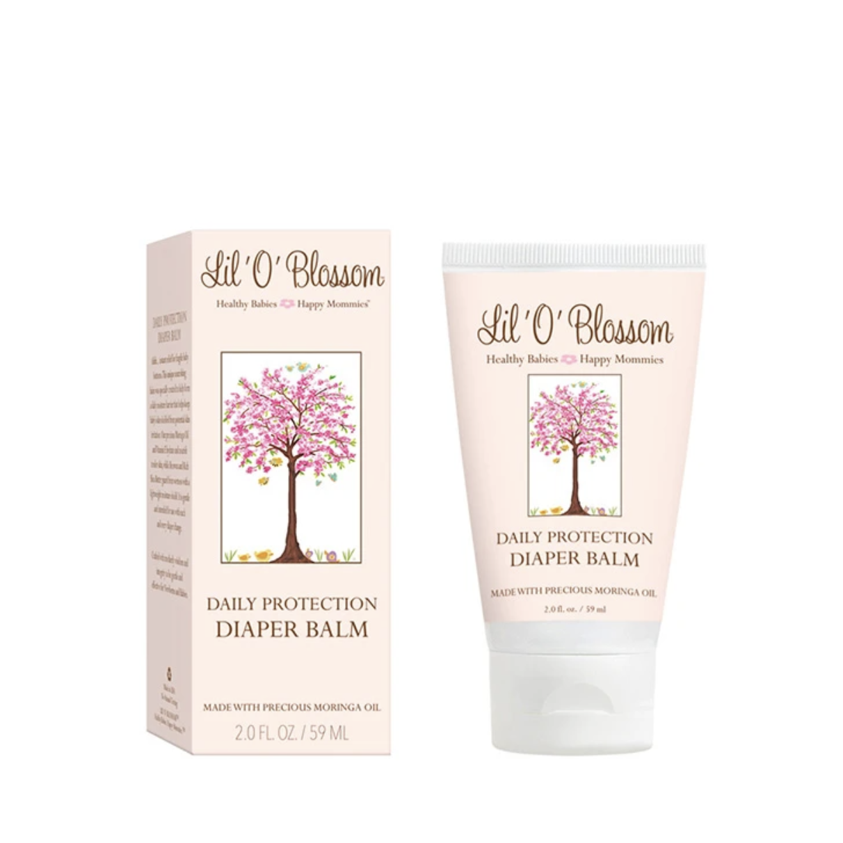 Lil 'O' Blossom Daily Protection Diaper Balm - 2 fl. oz.-Lil 'O' Blossom-Little Giant Kidz