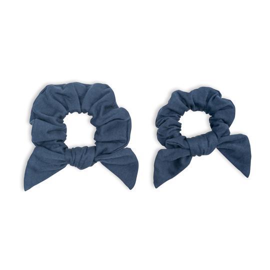 Lulujo Scrunchies Matching Mommy + Me - Navy-MARY MEYER-Little Giant Kidz