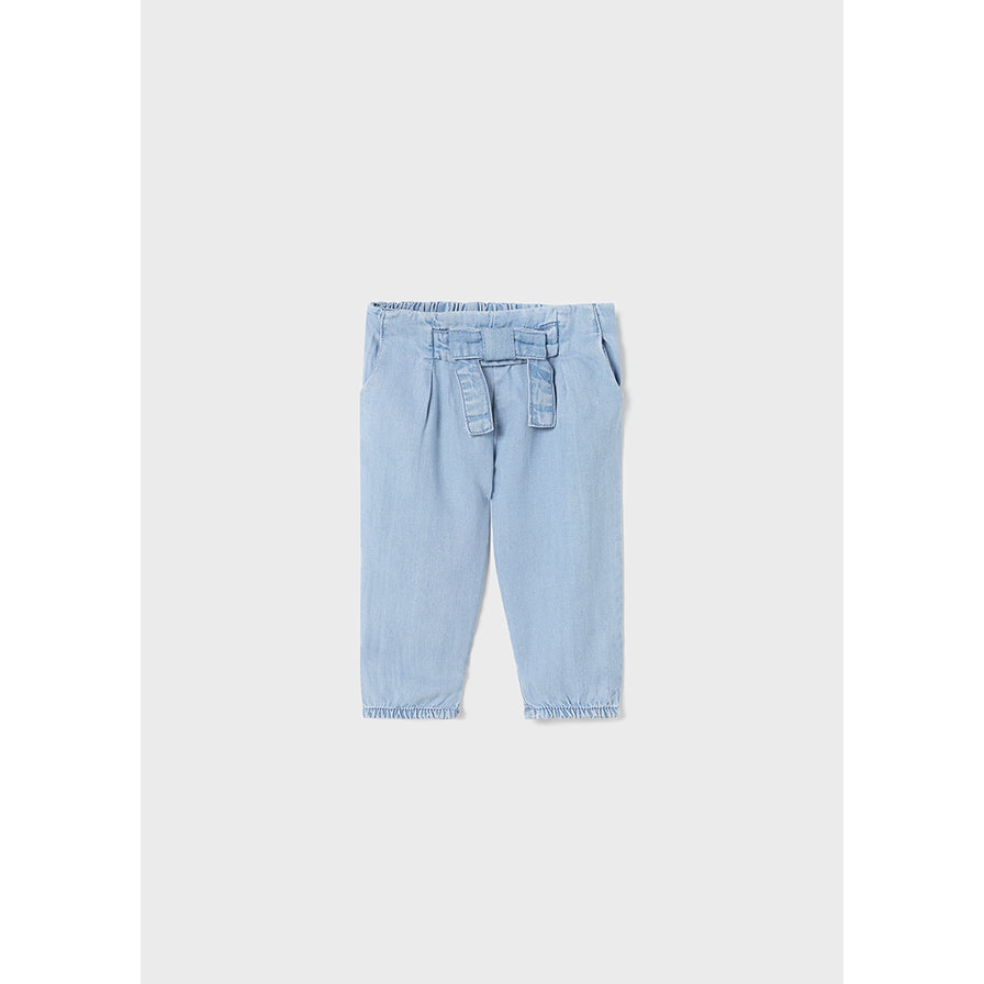 Mayoral Denim Flowy Long Pants-MAYORAL-Little Giant Kidz