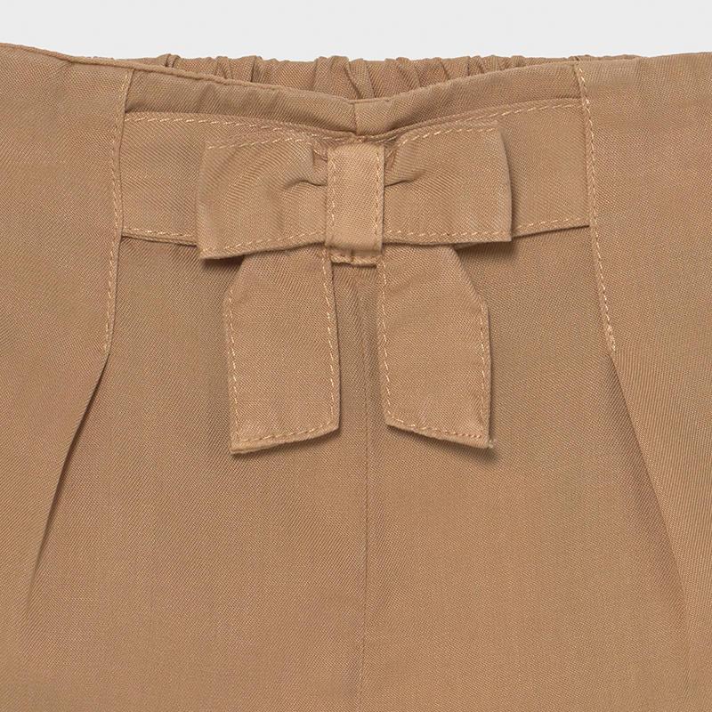 Mayoral Ecofriendly Loose Shorts Baby Girl - Caramel-MAYORAL-Little Giant Kidz