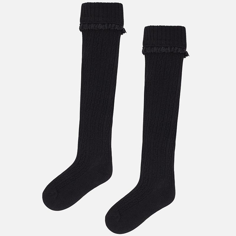 Mayoral Knee Socks Black-MAYORAL-Little Giant Kidz