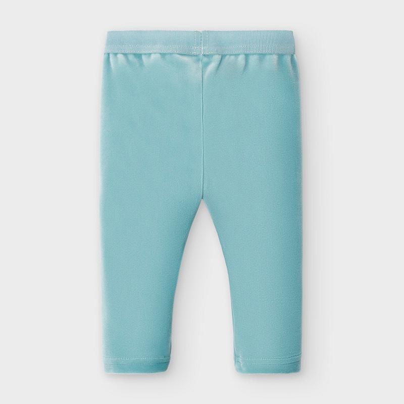 Mayoral Leggings Little Girl Basic Velvet - Jade-MAYORAL-Little Giant Kidz