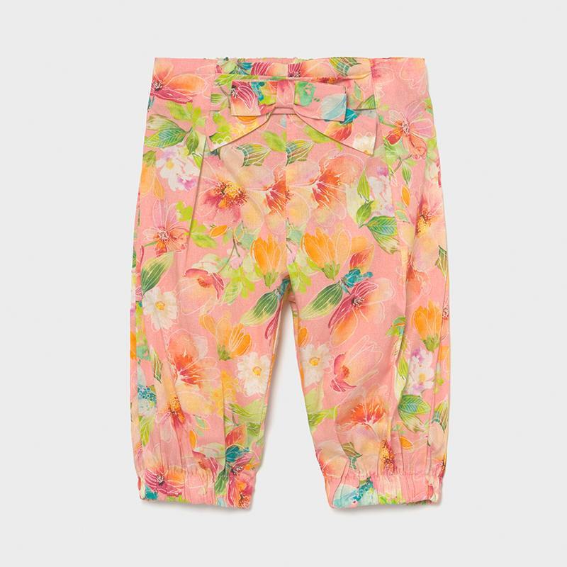 Mayoral Loose Pants Baby Girl - Flamingo-MAYORAL-Little Giant Kidz