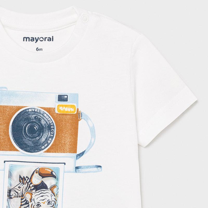 Mayoral PLAY WITH Lenticular Print Baby Boy T-Shirt - White-MAYORAL-Little Giant Kidz