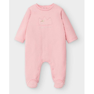 Mayoral Pink & Dot Little Dancer Sleeper Baby Girl-MAYORAL-Little Giant Kidz