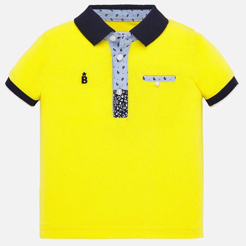 Mayoral Polo Shirt - Yellow-MAYORAL-Little Giant Kidz