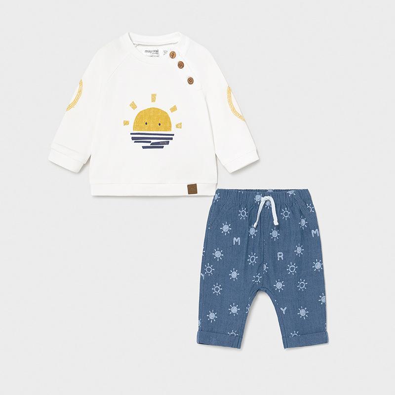 Mayoral Sunset Top & Bottom Set Baby Boy-MAYORAL-Little Giant Kidz