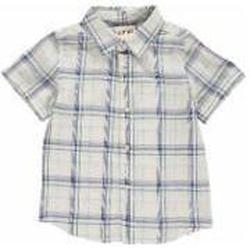 Me & Henry Blue Plaid Woven Shirt-ME & HENRY-Little Giant Kidz