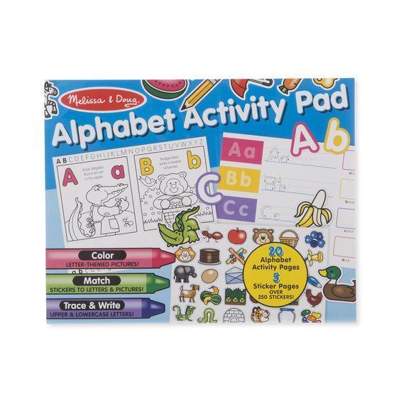 Melissa & Doug Activity Pad Alphabet-MELISSA & DOUG-Little Giant Kidz