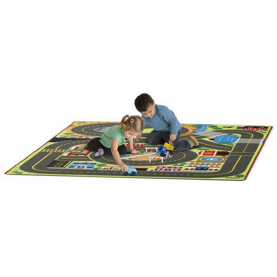 Melissa & Doug Activity Rug - Jumbo Roadway-MELISSA & DOUG-Little Giant Kidz