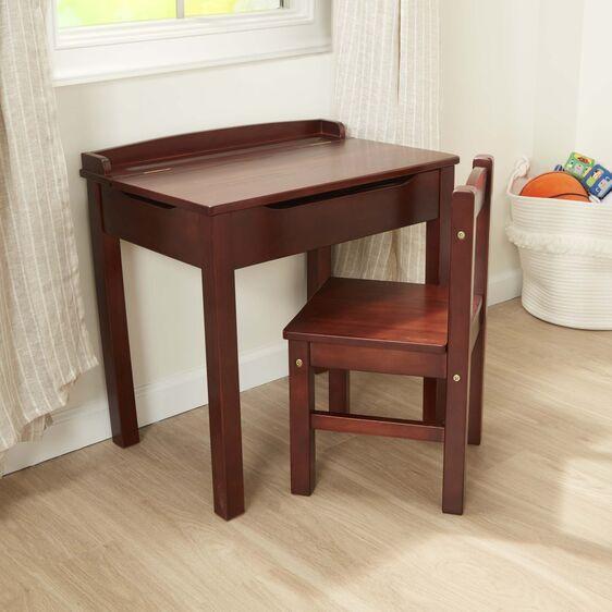 Melissa & Doug Child's Lift-Top Desk & Chair - Espresso-MELISSA & DOUG-Little Giant Kidz