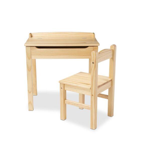 Melissa & Doug Child's Lift-Top Desk & Chair - Honey-MELISSA & DOUG-Little Giant Kidz