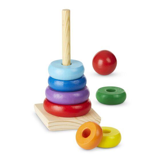 Melissa & Doug Classic Toy Rainbow Stacker-MELISSA & DOUG-Little Giant Kidz