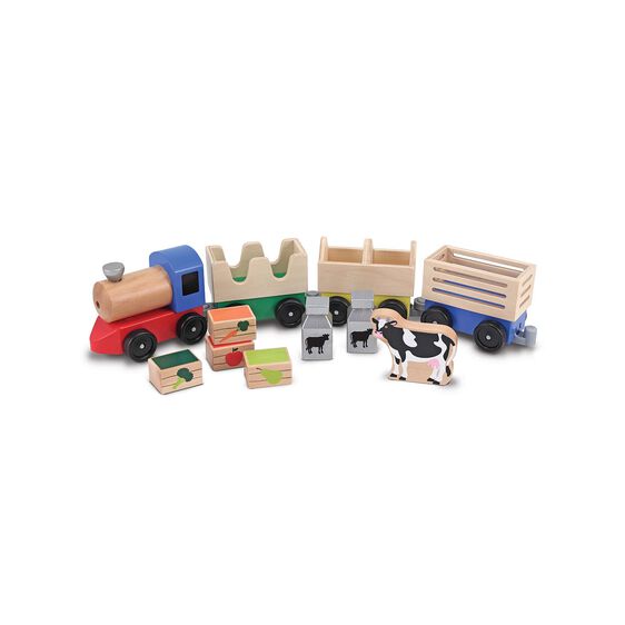 Melissa & best sale doug railway set