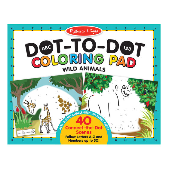 Melissa & Doug Animal Jumbo Coloring Pad