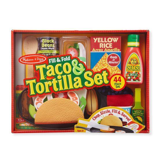 Melissa & Doug Fill & Fold Taco & Tortilla Set-MELISSA & DOUG-Little Giant Kidz