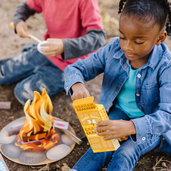 Melissa & Doug Let's Explore Campfire S'Mores Play Set - Play Campfire Sets  For Kids Ages 3+