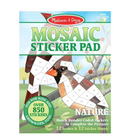 Melissa & Doug Mosaic Sticker Pad - Nature-MELISSA & DOUG-Little Giant Kidz