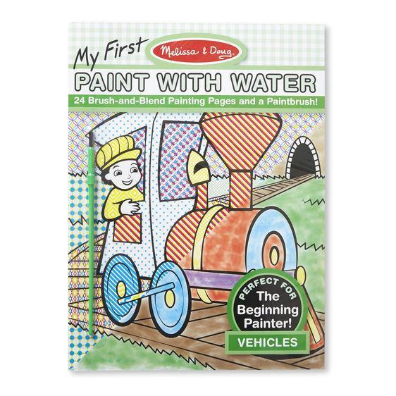 Melissa & Doug My First Paint with Water - Vehicles-MELISSA & DOUG-Little Giant Kidz