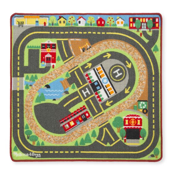 Melissa & doug round the discount town rug