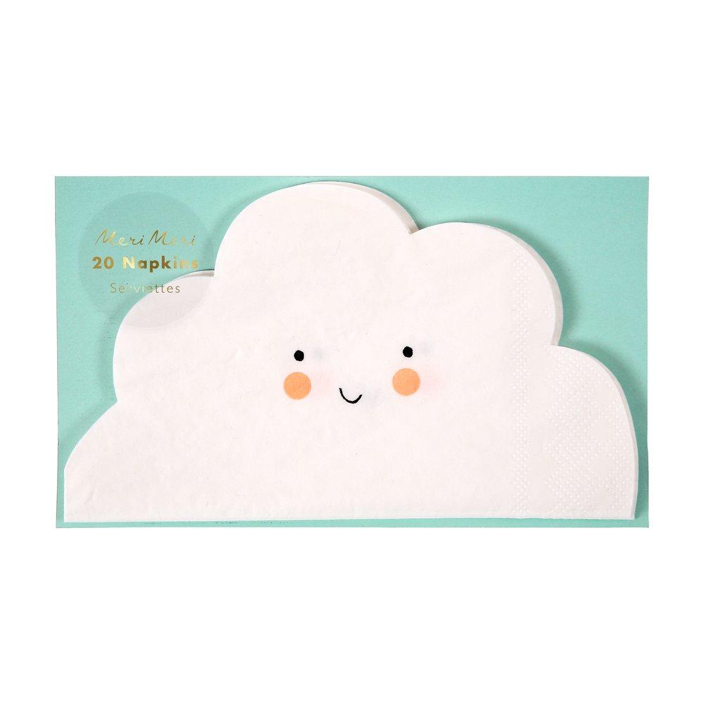 Meri Meri Happy Cloud Napkins (set of 20)-Meri Meri-Little Giant Kidz