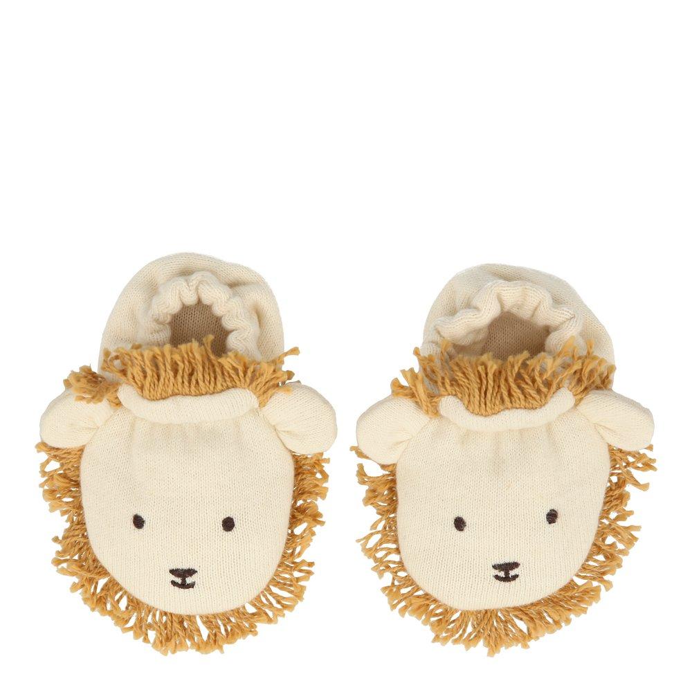 Meri Meri Lion Baby Booties-Meri Meri-Little Giant Kidz