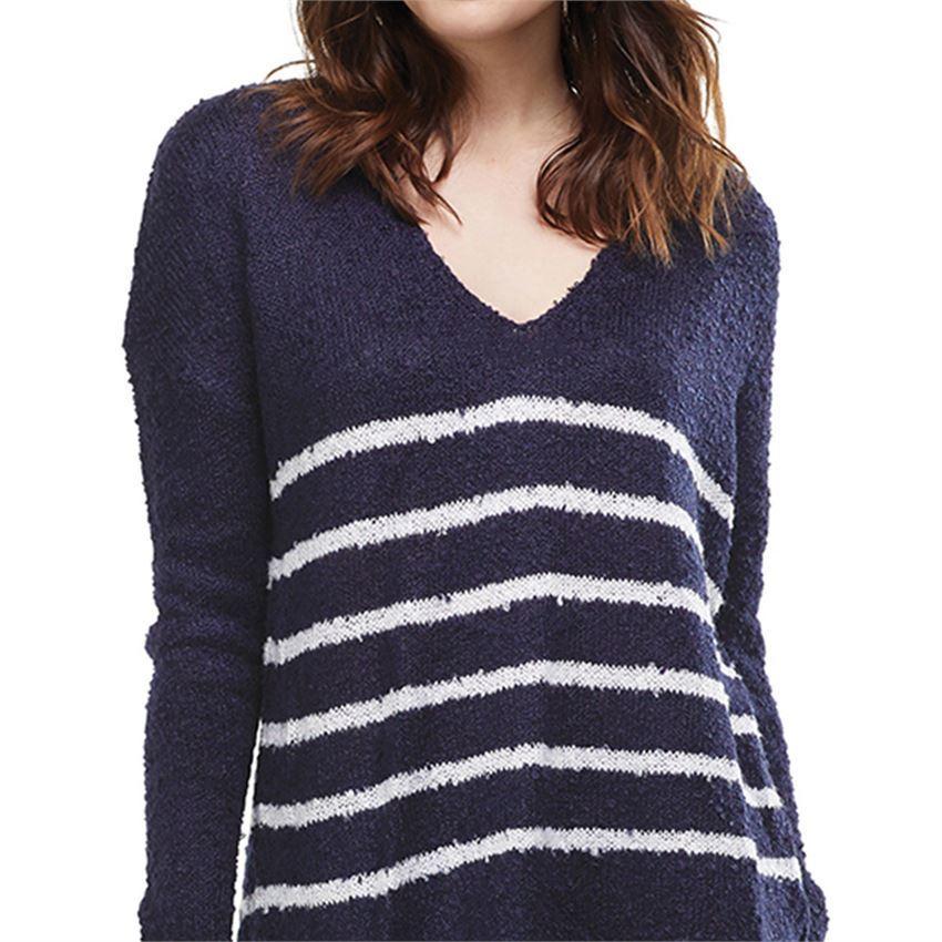 Mud Pie Casper Stripe Sweater - Navy-MUD PIE-Little Giant Kidz