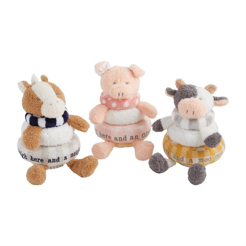 Mud Pie Farmhouse Stackable Plush-MUD PIE-Little Giant Kidz