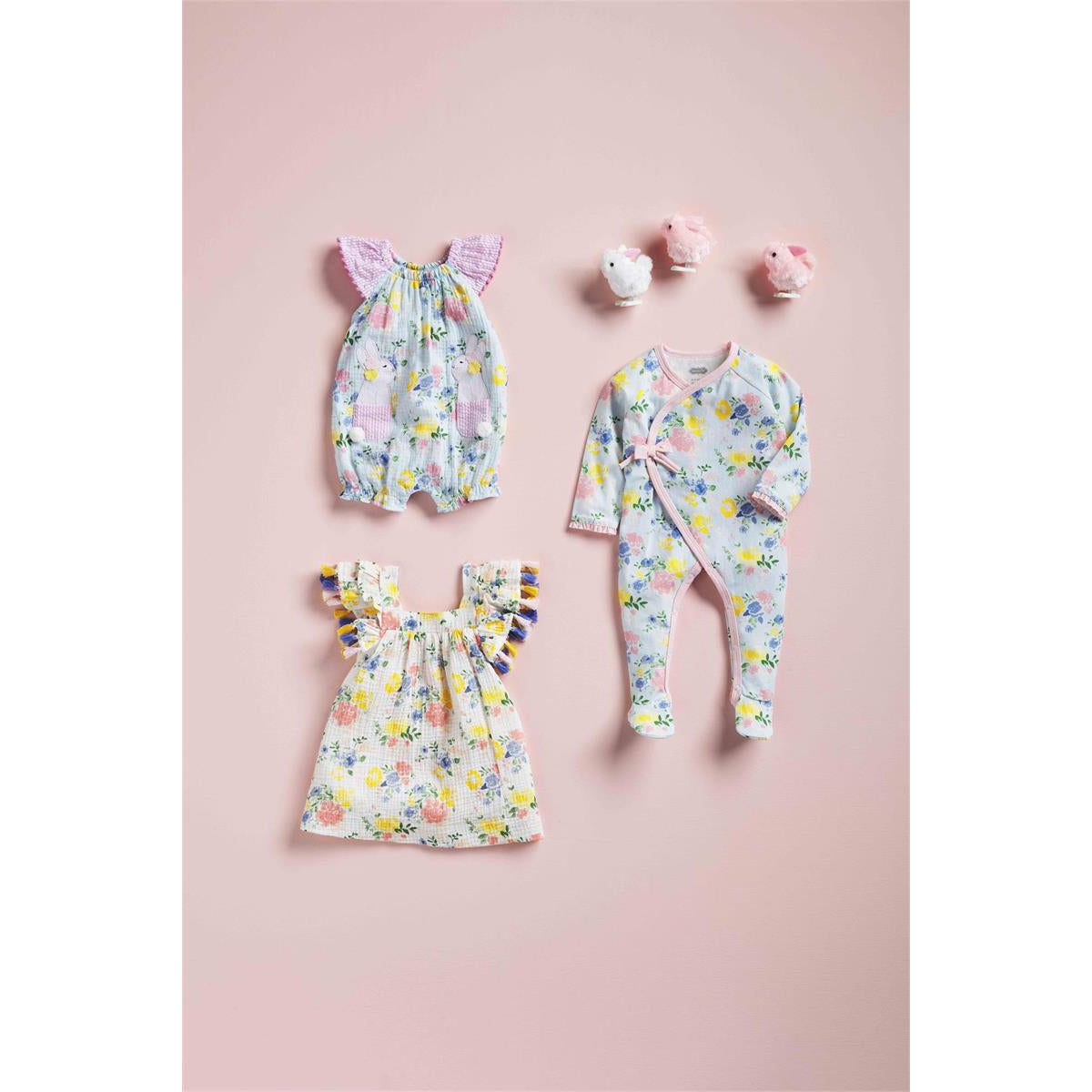 Mud pie 2025 floral bunny dress