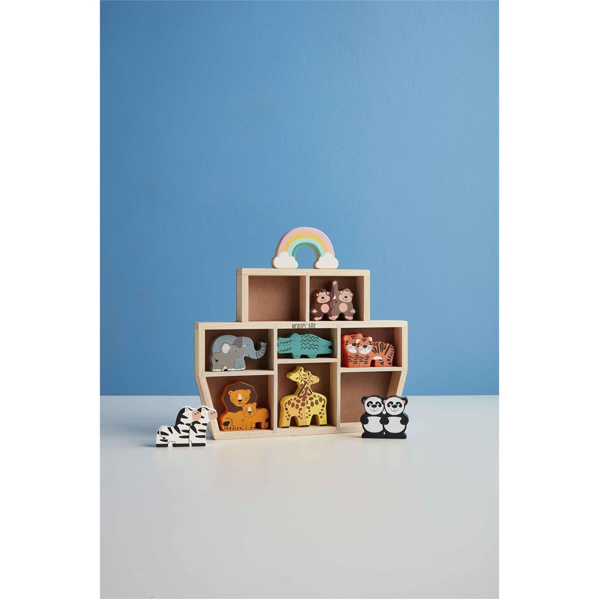 Mud Pie Noah's Ark Wooden Toy Set-MUD PIE-Little Giant Kidz