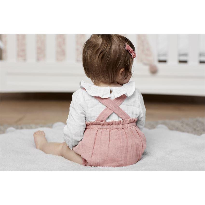 Mud Pie Pink Cotton Gauze Overall 2-Piece Set-MUD PIE-Little Giant Kidz