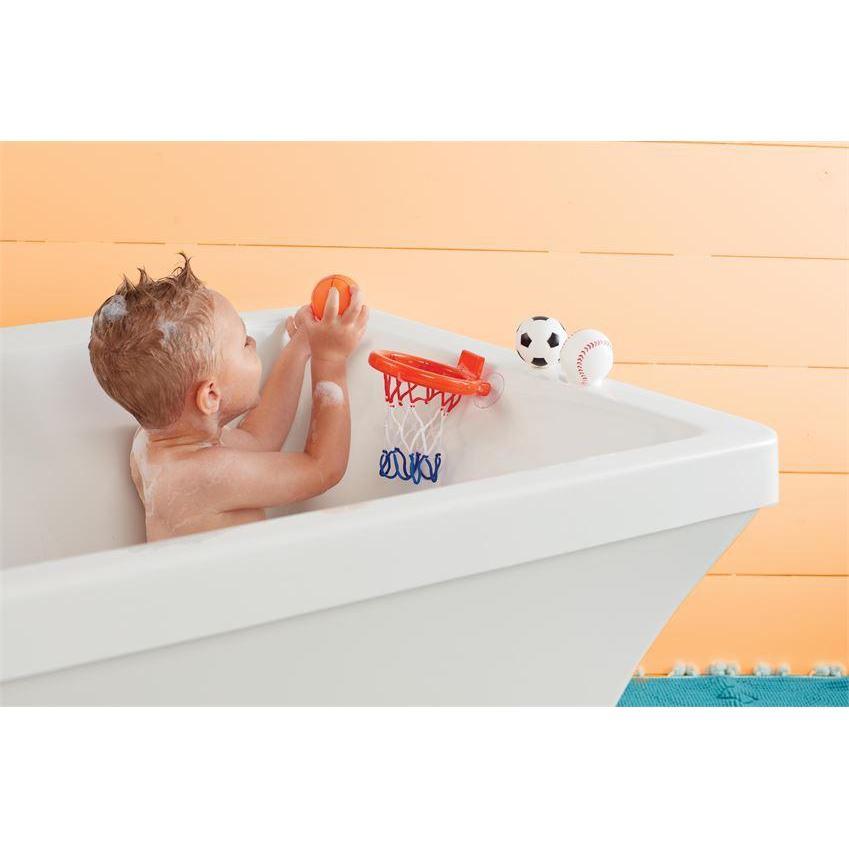 Mud Pie Rubber Bath Toys - Sports Net & Ball Squirtie Set-MUD PIE-Little Giant Kidz