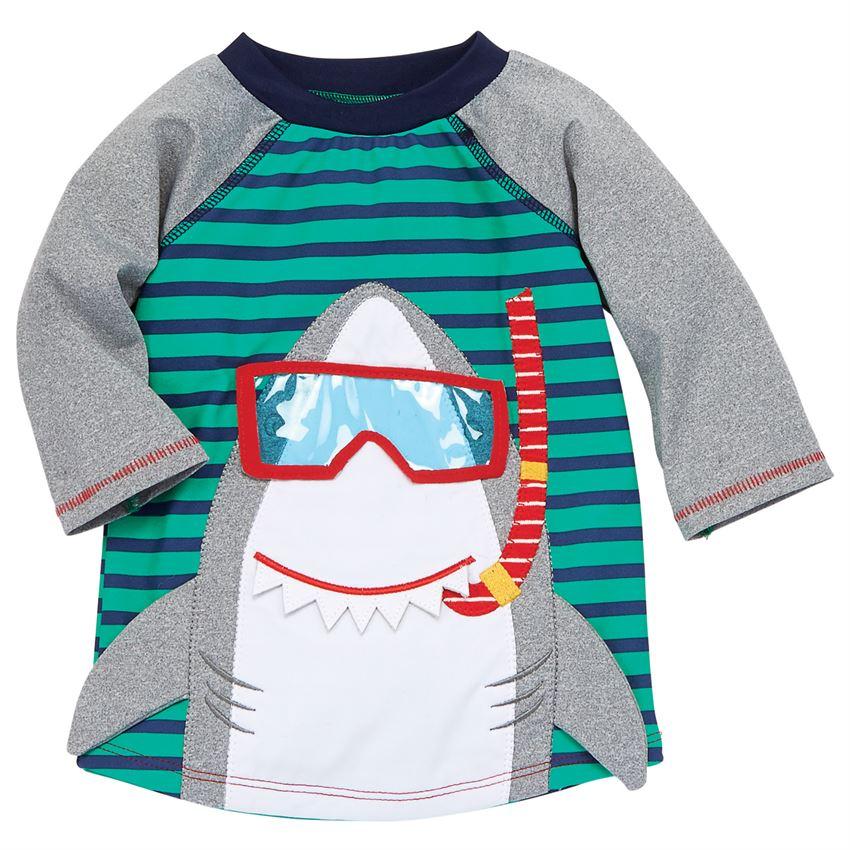 Mud Pie Shark Rashguard-MUD PIE-Little Giant Kidz