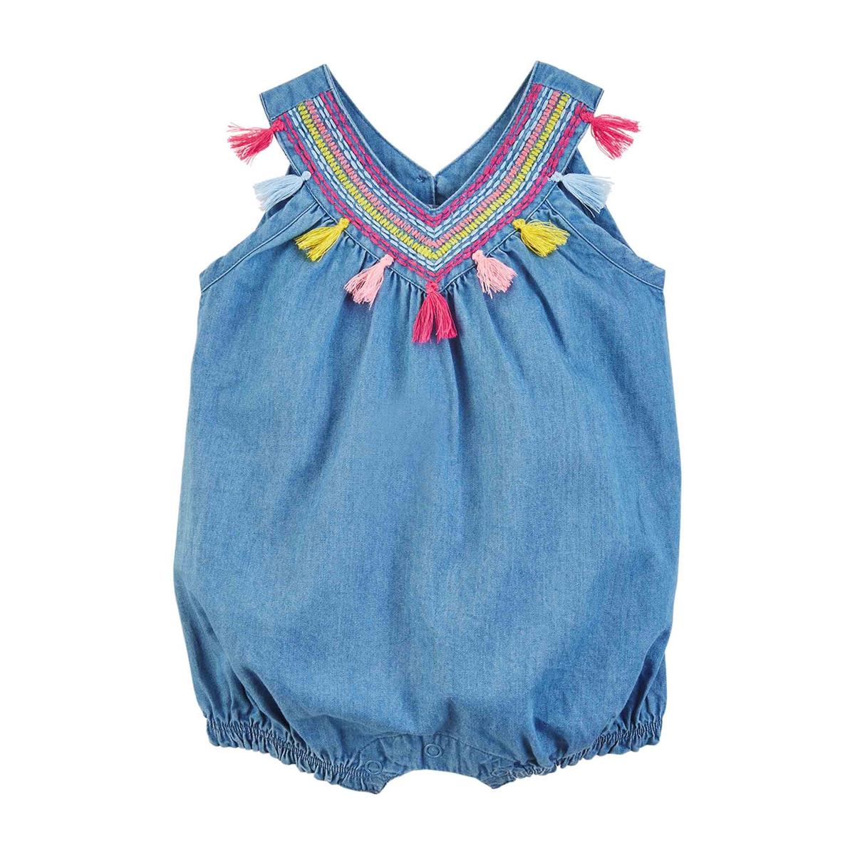 Mud Pie Tassel Chambray Bubble-MUD PIE-Little Giant Kidz